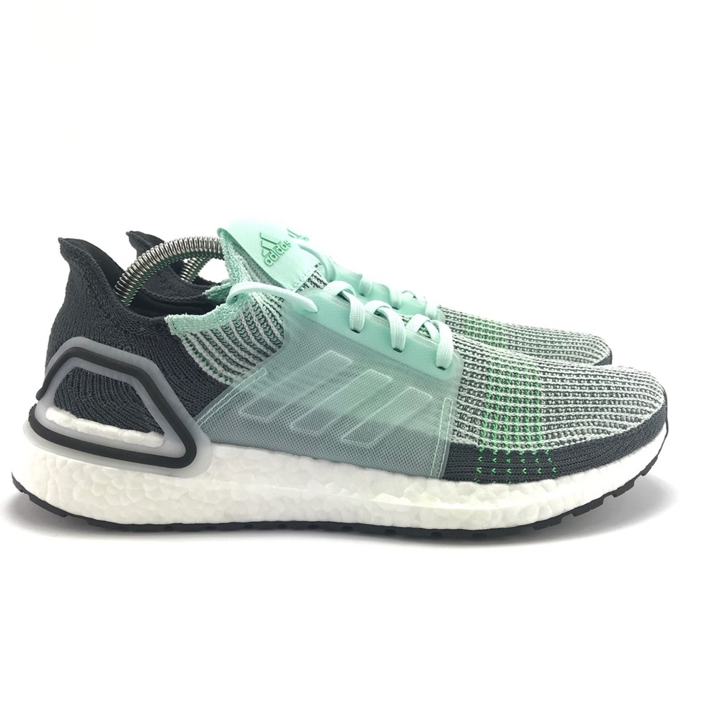 Adidas Mens Ultraboost 19 Ice Mint Running Shoes - Picture 2 of 8